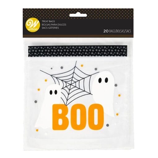 Bolsas Para Dulces (cierre Zip) Wilton - "boo!" (20 U) - Imagen 2
