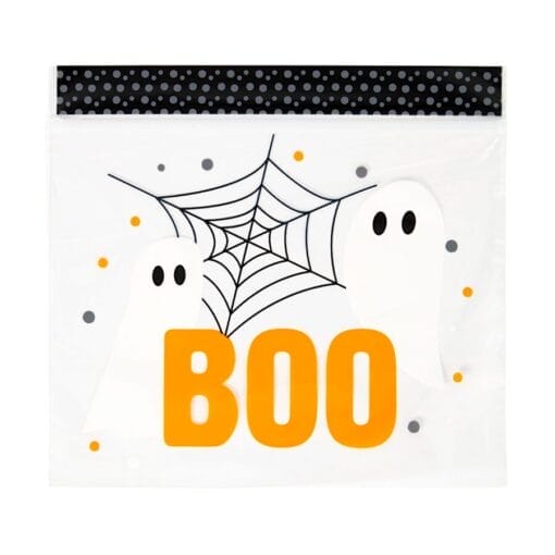 Bolsas Para Dulces (cierre Zip) Wilton - "boo!" (20 U) - Imagen 2
