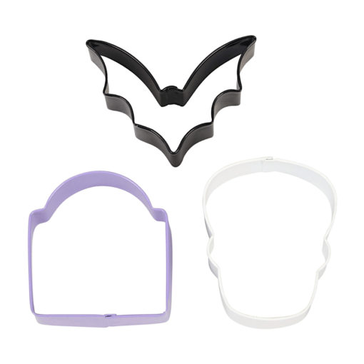 Set Cortadores Wilton - Murcielago / Lapida / Calavera - Imagen 2