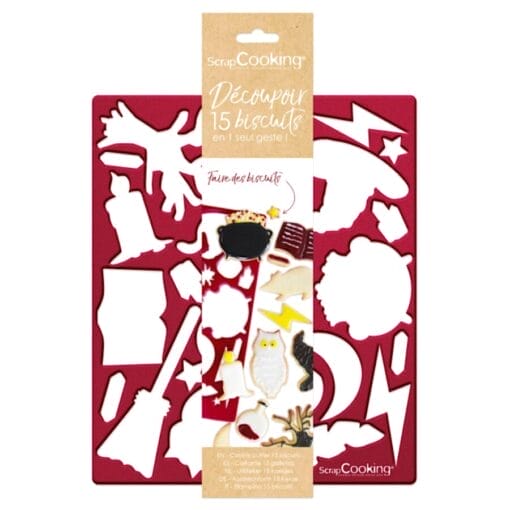 Lamina 15 Cortadores De Galletas Scrapcooking - Halloween