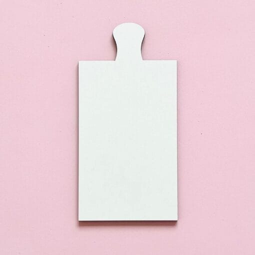 Bases De Madera Rectangulares Blancas Con Mango "en Papiers" - 30 X 15 Cm - Imagen 2