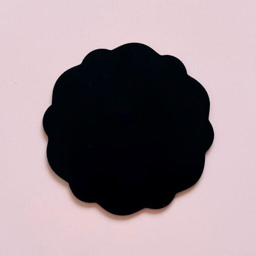 Bases De Madera Redondas Negras (ondas Wave) "en Papiers" - 35 Cm - Imagen 2