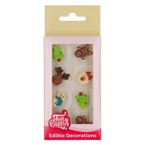 Decoraciones De Chocolate Funcakes - Navidad
