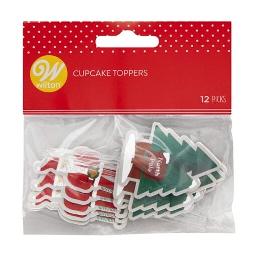 Toppers Para Cupcake Wilton - Santa
