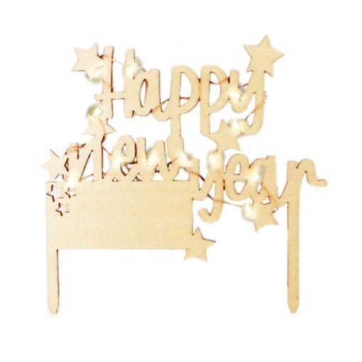 Topper Para Tarta Scrapcooking - "happy New Year" Led - Imagen 2