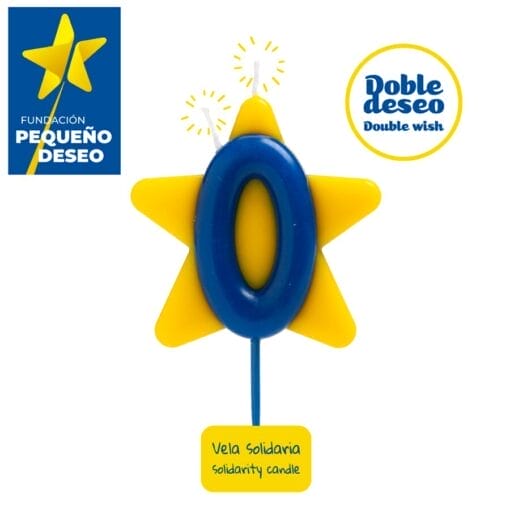 Vela Solidaria "doble Deseo" Dekora - Numero 0 - Imagen 2