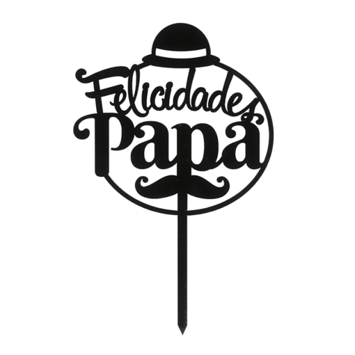 Topper Para Tarta Dekora - "felicidades Papa"