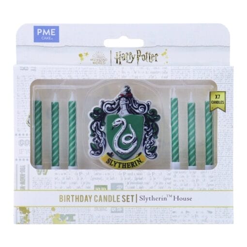 Set Velas CumpleaÑos "harry Potter" Pme - Slytherin