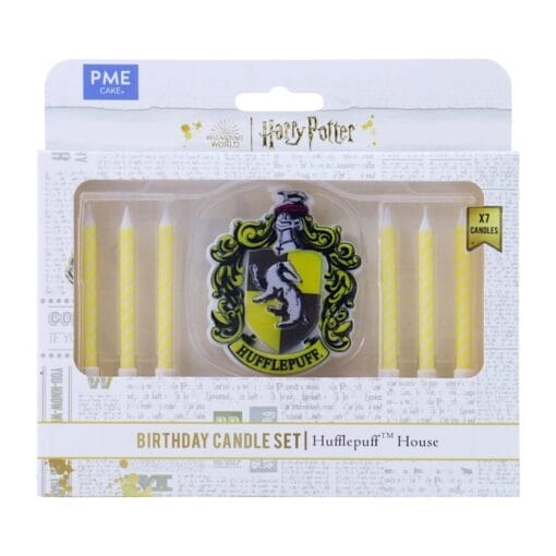 Set Velas CumpleaÑos "harry Potter" Pme - Hufflepuff