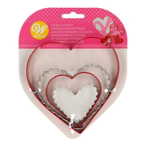 Set Cortadores Metalicos Wilton - Corazones