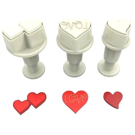 Set Cortadores Dekofee - Mini Corazones