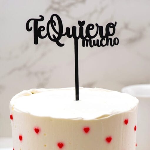 Topper Para Tarta Dekora - "te Quiero Mucho"