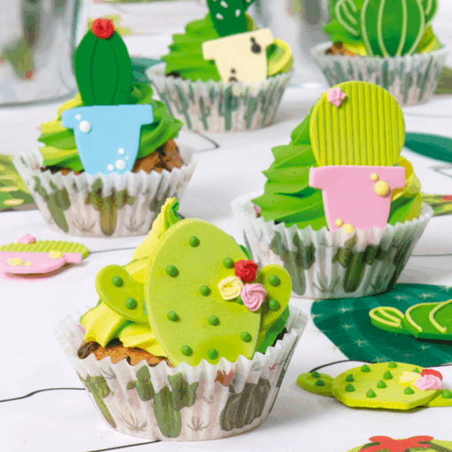 Capsulas Cupcakes Decora - Cactus - Imagen 2