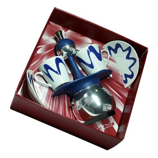 Set Cafetera "papalina" Top Moka - Azul - Imagen 2