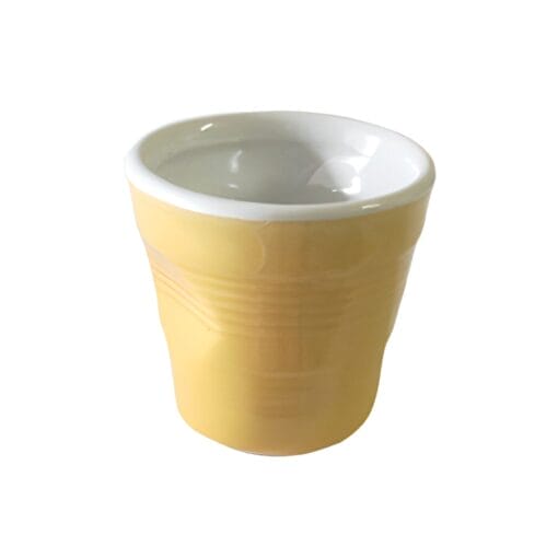 Set 6 Tazas "vaso Arrugado" Top Moka - Amarillas