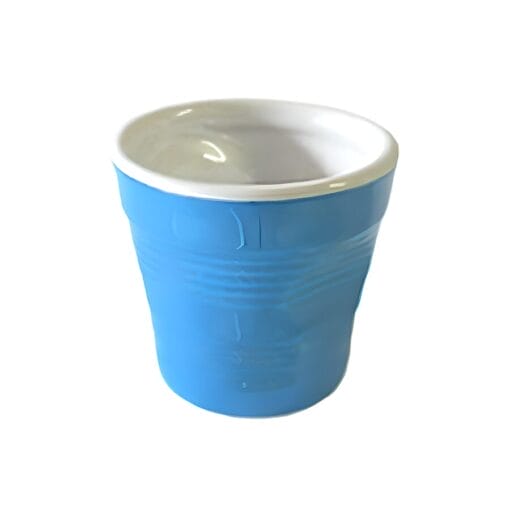 Set 6 Tazas "vaso Arrugado" Top Moka - Azules