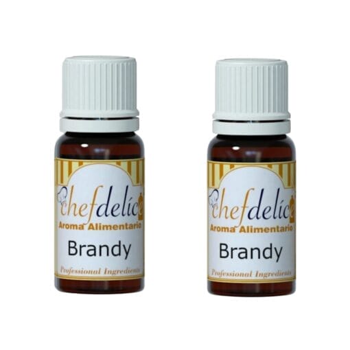 Aromas Concentrados Chefdelice - Brandy 10 Ml (2 Unidades)