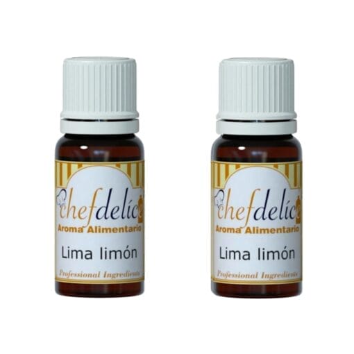 Aromas Concentrados Chefdelice - Lima Limon 10 Ml (2 Unidades)