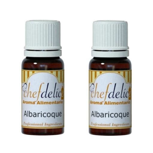 Aromas Concentrados Chefdelice - Albaricoque 10 Ml (2 Unidades)