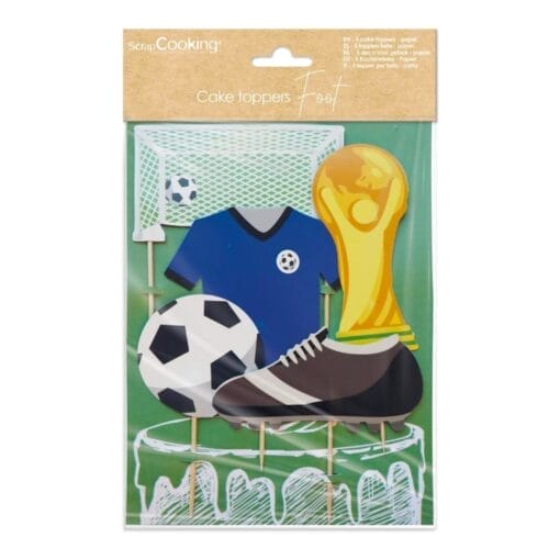 Toppers Para Tarta Scrapcooking - Futbol - Imagen 2