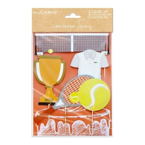 Toppers Para Tarta Scrapcooking - Tenis - Imagen 3