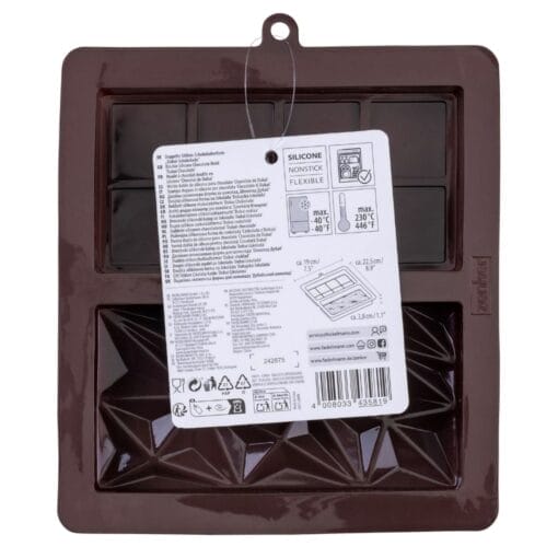 Molde Silicona Doble Zenker - Tableta Chocolate Dubai - Imagen 2