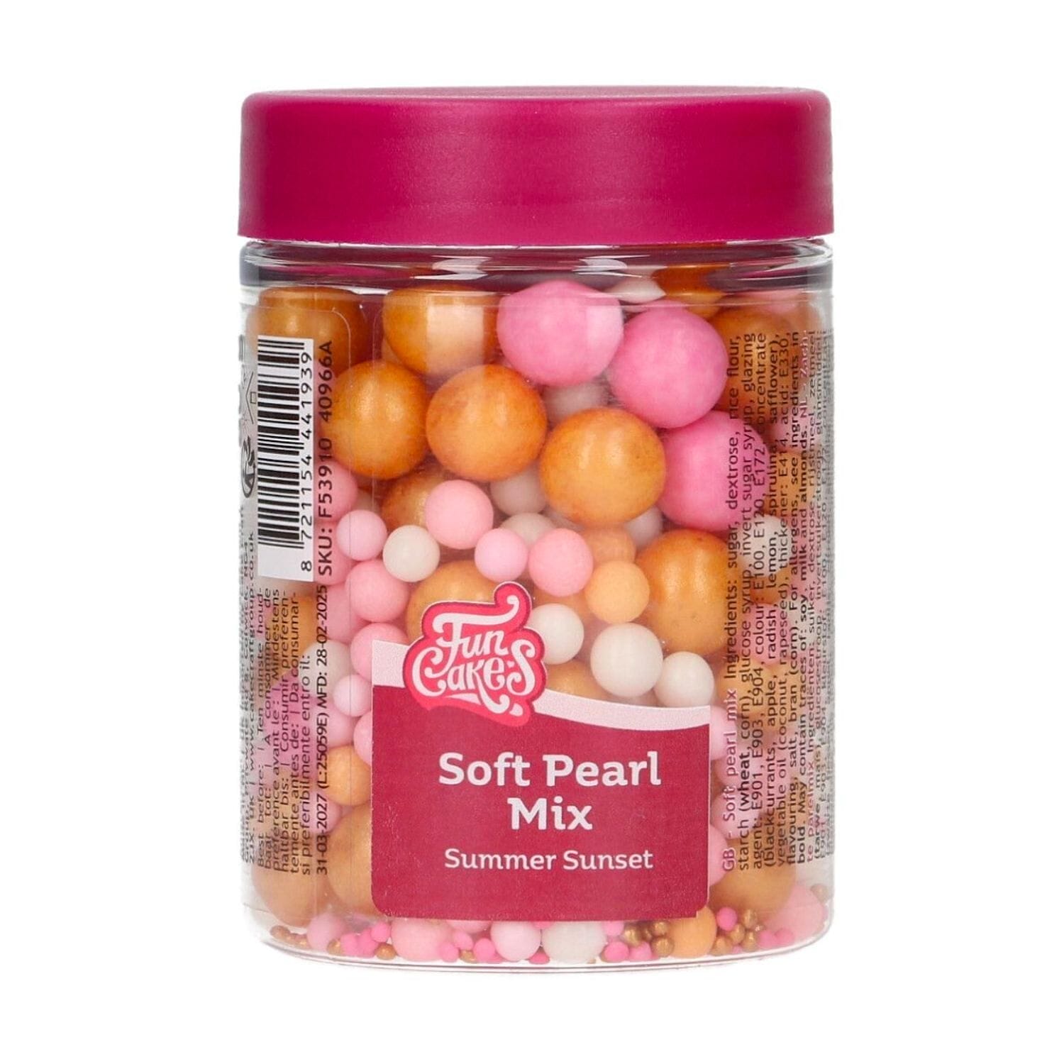 Perlas De Azucar Blandas Funcakes - Mix "summer Sunset" (80 G) - Imagen 2