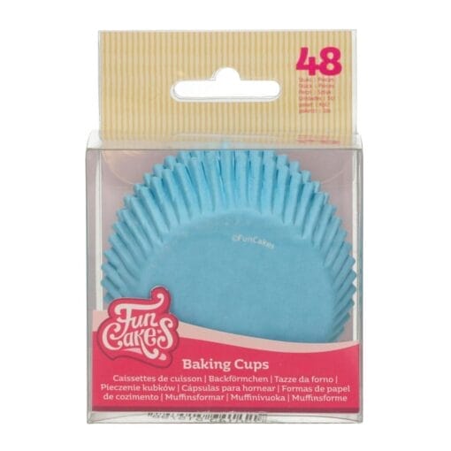 Capsulas Cupcakes Funcakes - Azul Claro - Imagen 2