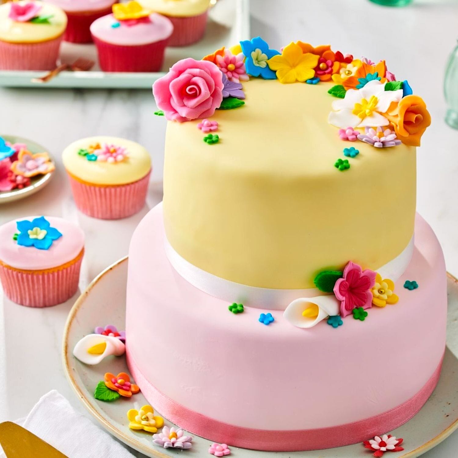 Fondant Funcakes - Marfil Elegante 1 Kg - Imagen 2