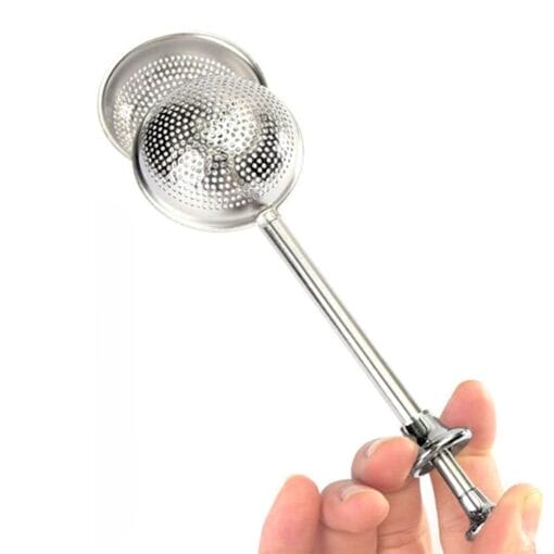 Infusor De Te Acero Inoxidable De Mango Largo