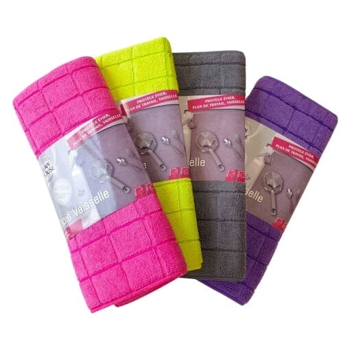 Tapete De Microfibra Para Secado De Vajilla - Purpura (40 X 30 Cm)