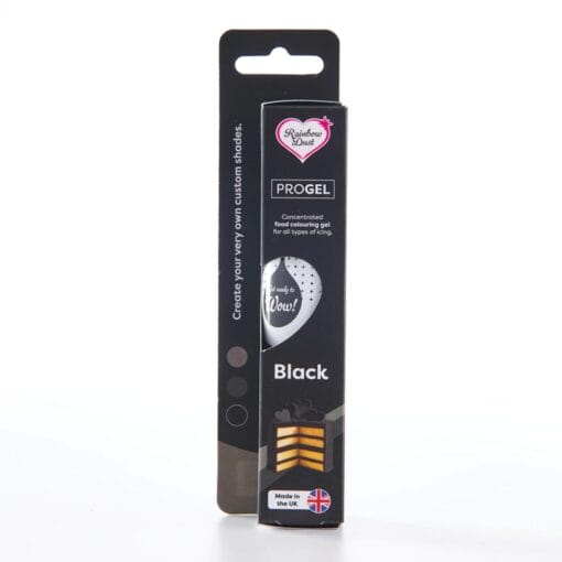 Colorante En Gel "progel" Rainbow Dust - Black / Negro 25 G - Imagen 3