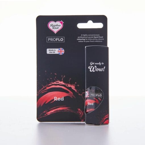 Colorante Liquido "flo" Rainbow Dust - Red / Rojo 19 G - Imagen 2