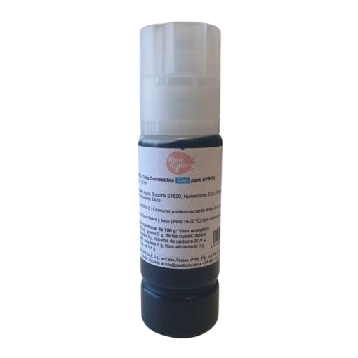 Botella De Tinta Comestible Para Impresora Epson - Cian (70 Ml) - Imagen 2