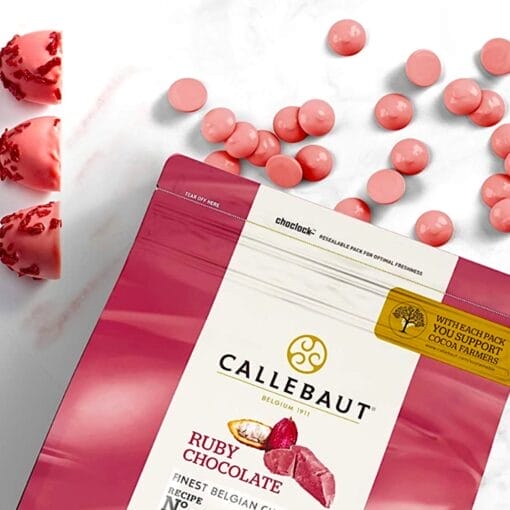 Callets De Chocolate Ruby Callebaut 400 G - Imagen 3