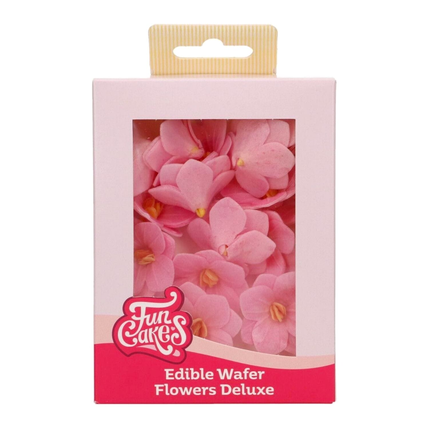 Flores De Papel Comestibles Funcakes - Hortensia Rosa PequeÑa - Imagen 4