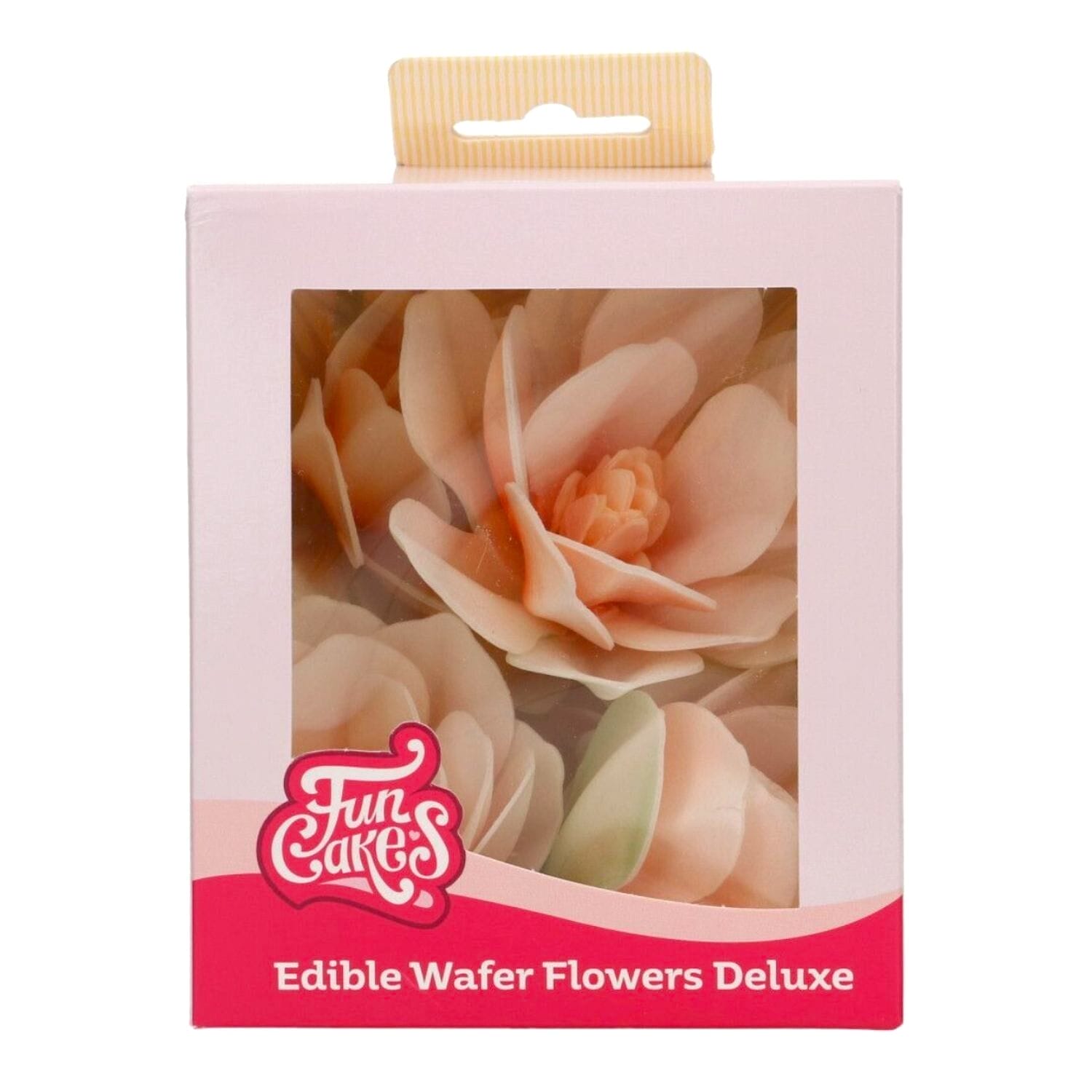 Flores De Papel Comestible Funcakes - Magnolia Blanca Grande - Imagen 2