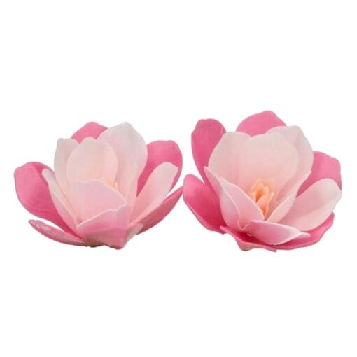 Flores De Papel Comestible Funcakes - Magnolia Rosa Grande - Imagen 3