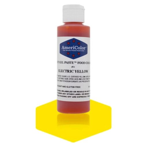 Colorante En Gel Amarillo Electrico (127 G) - Americolor
