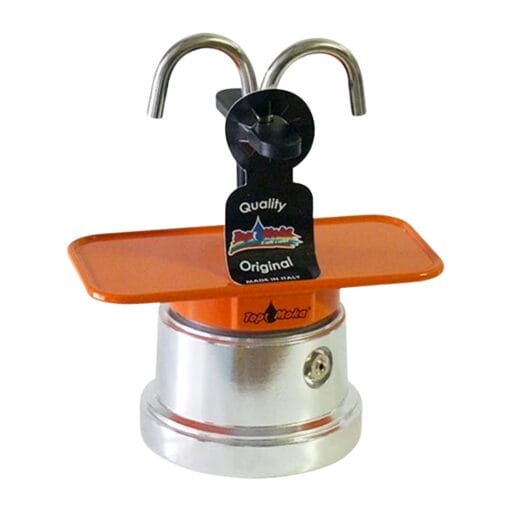 Set Cafetera "mini" Top Moka - Naranja (2 Tazas)