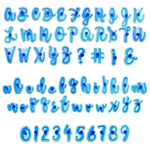 Marcadores De Letras, Numeros Y Simbolos Para Galletas