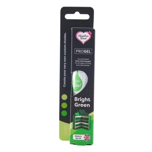 Colorante En Gel "progel" Rainbow Dust - Bright Green / Verde Brillante 25 G - Imagen 3