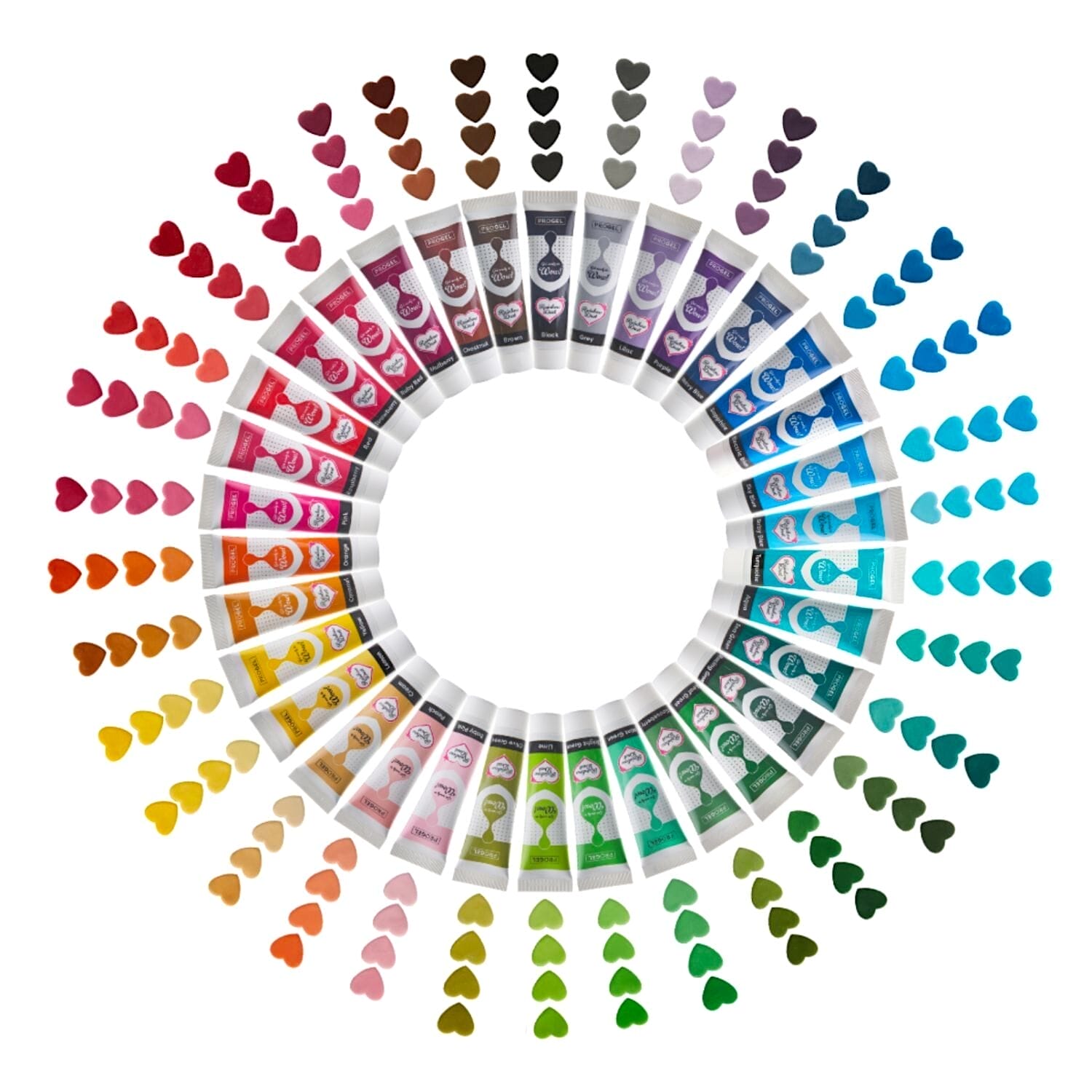 Colorante En Gel "progel" Rainbow Dust - Yellow / Amarillo 25 G - Imagen 2