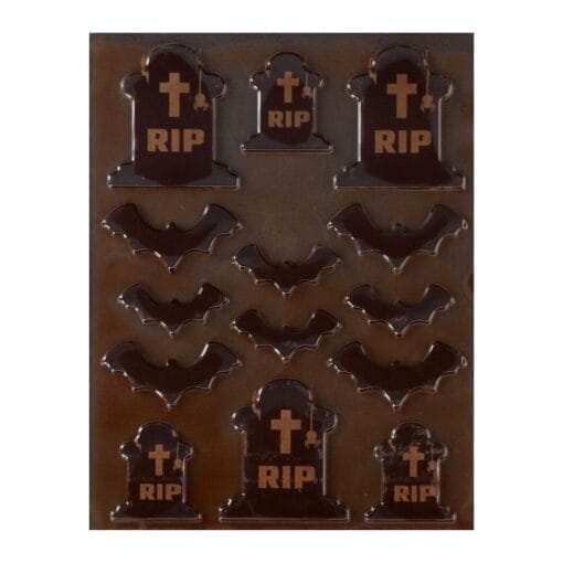 Decoraciones De Chocolate Funcakes - Lapidas Y Murcielagos - Imagen 2