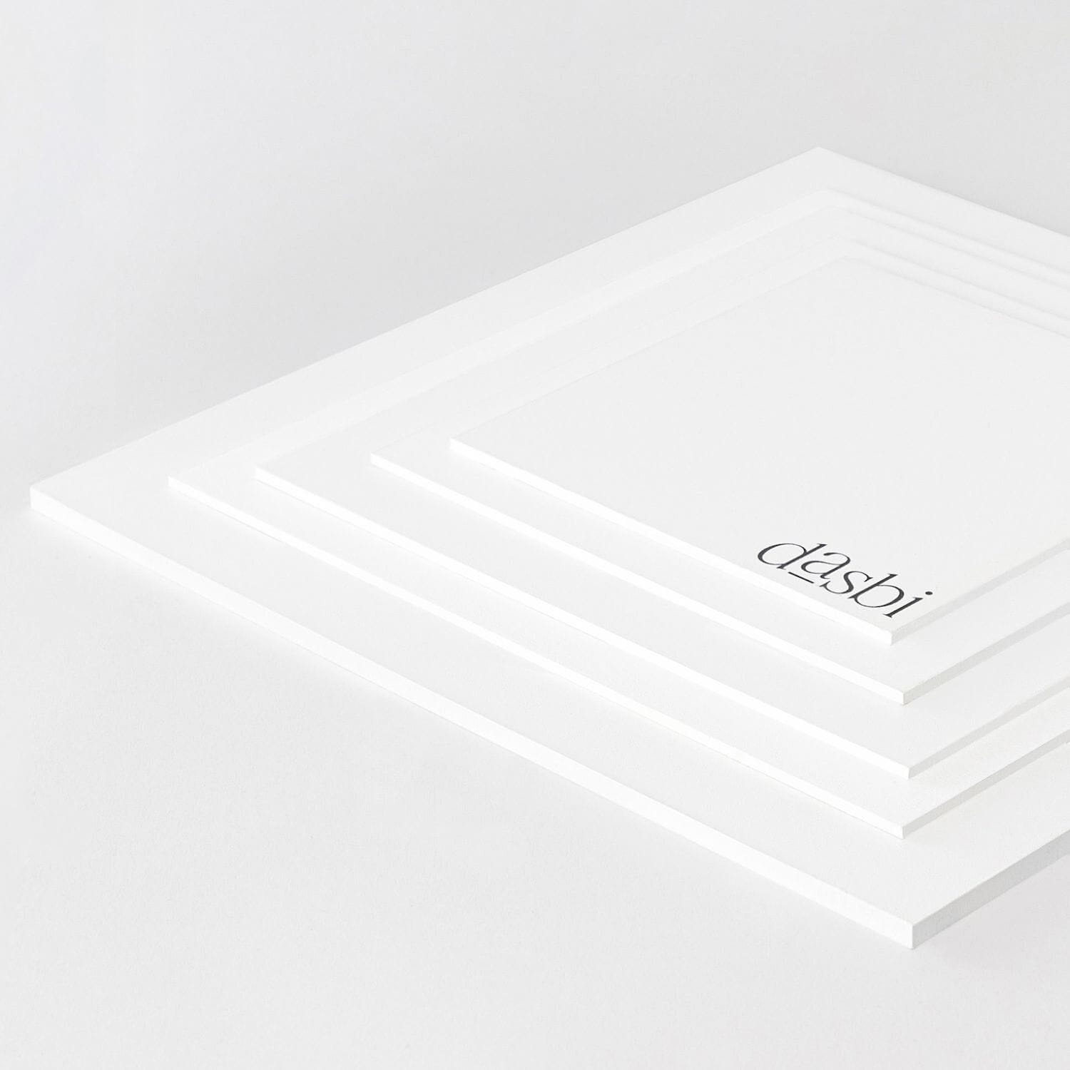 Bases De Madera Cuadradas Blancas Dasbi - 30 Cm - Imagen 2