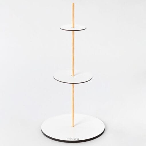 Set Bases De Madera (Ø 30 Cm - 9 Mm Grosor) + Palos 50 Cm (2 U) - Dasbi - Imagen 3