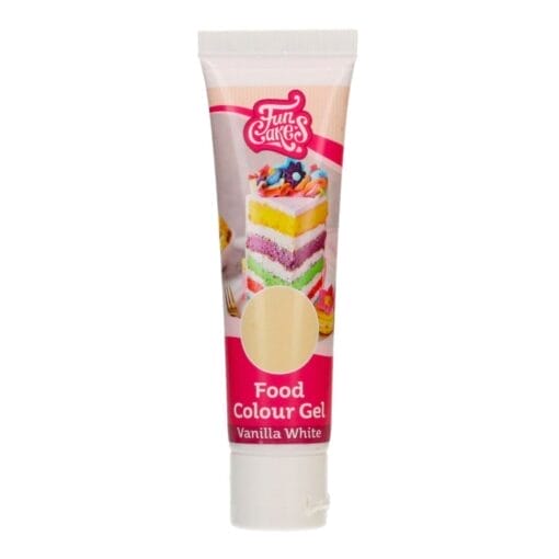 Colorante En Gel De Funcakes - Vanilla White / Blanco Vainilla 30 G