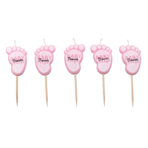 Velas Pies Rosas