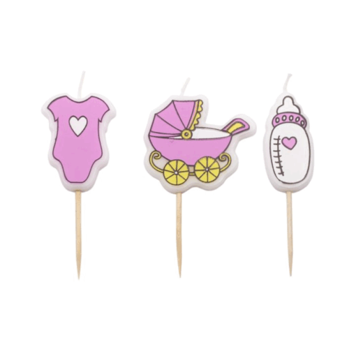 Velas Bebe Rosas