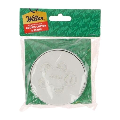 Cortador + Sello Para Galletas Wilton - MuÑeco De Jengibre